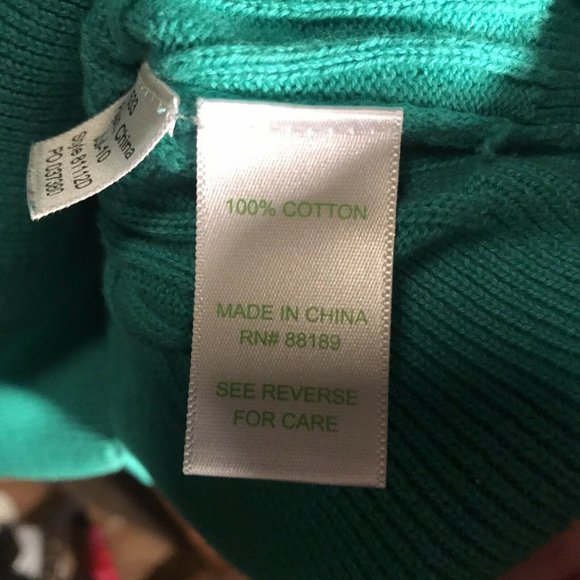 Lilly Pulitzer XS Green Cable Knit Sweater - Picture 5 of 8
